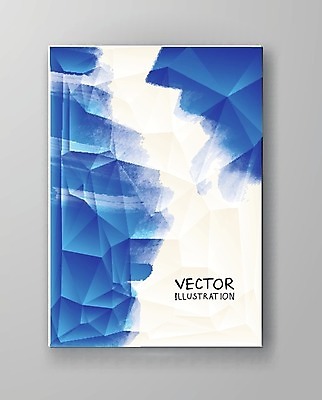 EPS 해외이미지 템플릿 디자인 배너 포스터 종이 백그라운드 일러스트 벽지 수채화 미술 사람없음 그래픽 장식 파란색 페인트 얼룩 그림 캔버스 페이지 엘리먼트 해외202004 해외일러스트 컬러 문화예술 파일형식 벡터
