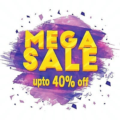 EPS 해외이미지 무료이미지 배너 포스터 일러스트 이벤트 사람없음 쇼핑 노란색 보라색 빅세일 해외202004 해외일러스트 컬러 세일 파일형식 벡터