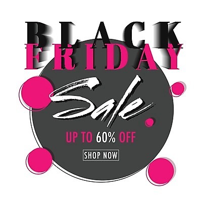 EPS 해외이미지 배너 분홍색 일러스트 텍스트 이벤트 타이포그라피 사람없음 쇼핑 세일 검은색 흰색 레터링 블랙프라이데이 해외202004 해외일러스트 문자 컬러 데이이벤트 파일형식 벡터