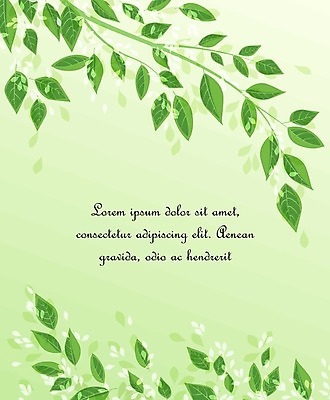 EPS 해외이미지 무료이미지 디자인 백그라운드 잎 일러스트 텍스트 사람없음 초록색 해외202004 해외일러스트 식물 컬러 파일형식 벡터 무료콘텐츠