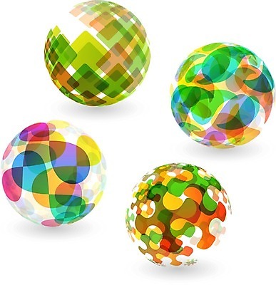 EPS 해외이미지 무료이미지 디자인 일러스트 추상 사람없음 그래픽 장식 초록색 원형 해외202004 해외일러스트 도형 컬러 무늬 파일형식 벡터 무료콘텐츠