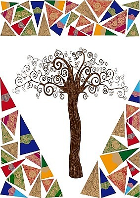 EPS 해외이미지 나무 무료이미지 선 일러스트 자연 나선형 미술 사람없음 환경 나뭇가지 고립 해외202004 해외일러스트 식물 무늬 문화예술 생태계 파일형식 벡터 무료콘텐츠