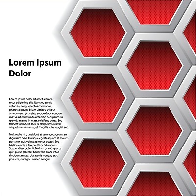 EPS 해외이미지 무료이미지 디자인 백그라운드 일러스트 빨간색 육각형 해외202004 헥사곤 해외일러스트 도형 컬러 패턴 파일형식 벡터 무료콘텐츠