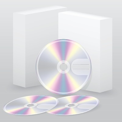 EPS 해외이미지 무료이미지 디자인 일러스트 사람없음 CD 흰색 패키지 CD케이스 해외202004 해외일러스트 컬러 파일형식 벡터 무료콘텐츠