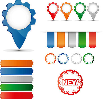 EPS 해외이미지 무료이미지 디자인 배너 스티커 일러스트 사람없음 세트 꼬리표 라벨 공백 오브젝트 해외202004 해외일러스트 프레임 파일형식 벡터 무료콘텐츠