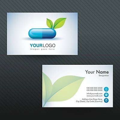 EPS 해외이미지 무료이미지 잎 일러스트 비즈니스 명함 명함템플릿 추상 병원 사람없음 세트 알약 브랜딩 해외202004 해외일러스트 식물 템플릿 무늬 의학 약 파일형식 벡터 무료콘텐츠