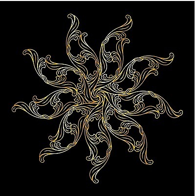 EPS 해외이미지 디자인 꽃 백그라운드 잎 꽃무늬 패턴 곡선 일러스트 추상 미술 사람없음 그래픽 장식 검은색 희망 화려 우아함 묘사 공상 대칭 아라베스크 엘리먼트 스타일 해외202004 해외일러스트 식물 감정 선 컬러 컨셉 무늬 문화예술 파일형식 벡터