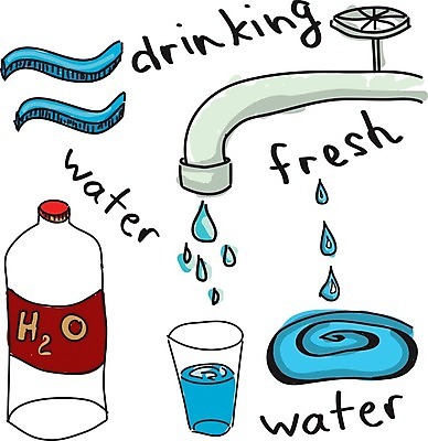 EPS 해외이미지 무료이미지 일러스트 유리 사람없음 물 단어 떨어짐 물병 물컵 그림 수도관 해외202004 해외일러스트 자연요소 문자 컨셉 재질 컵 물통 파일형식 벡터