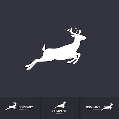 EPS 해외이미지 모양 동물 템플릿 디자인 실루엣 일러스트 사슴 뿔 사람없음 그래픽 달리기 검은색 어둠 흰색 우아함 스케치 그림 심플 순록 엘리먼트 해외202004 해외일러스트 컬러 컨셉 포유류 모션 촬영기법 미술 파일형식 벡터