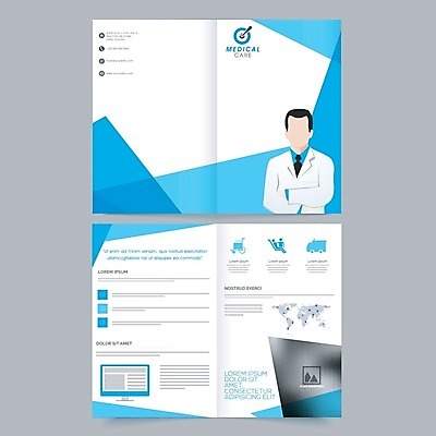 EPS 해외이미지 템플릿 포스터 리플렛 비즈니스 추상 건강 병원 팜플렛 사람없음 건강관리 의사 보고서 마케팅 해외202004 무늬 의학 관리 의료진 파일형식 벡터