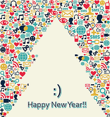 EPS 해외이미지 나무 계절 행복 크리스마스 일러스트 비즈니스 새로움 사람없음 희망 소나무 연도 엽서 구성 특별함 해외202004 해외일러스트 식물 기념일 감정 컨셉 편지 파일형식 벡터