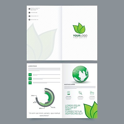 EPS 해외이미지 템플릿 포스터 리플렛 비즈니스 자연 추상 팜플렛 사람없음 환경 재활용 잡지 친환경 마케팅 해외202004 무늬 간행물 생태계 파일형식 벡터