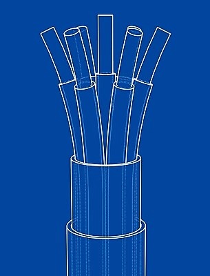 EPS 해외이미지 산업 선 백그라운드 곡선 일러스트 부분 추상 기술 3D 검은색 자료 힘 장비 에너지 흰색 네트워크 연결 스케치 유연 전자 윤곽 철사 지휘자 튜브 고립 구리 설치 전압 공급 와이어프레임 배선 해외202004 해외일러스트 컬러 무늬 미술 한자 음악가 원소 디지털합성 파일형식 벡터