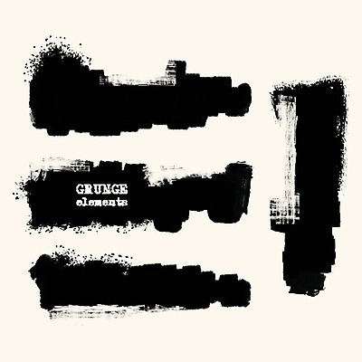 EPS 해외이미지 디자인 백그라운드 일러스트 추상 수채화 미술 사람없음 그래픽 장식 세트 검은색 흰색 얼룩 그림 그런지 해외202004 해외일러스트 컬러 무늬 문화예술 파일형식 벡터