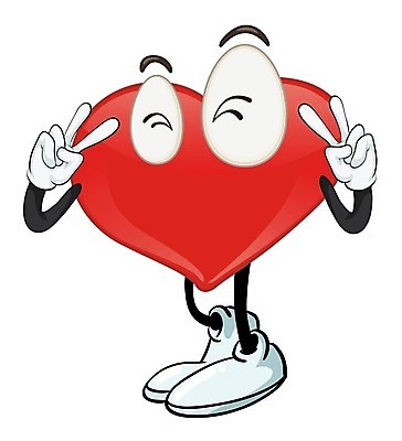 EPS 해외이미지 캐릭터 행복 일러스트 미소 웃음 사람없음 빨간색 하트 브이 눈웃음 해외202004 해외일러스트 일러캐릭터 모양 감정 컬러 표정 손짓 파일형식 벡터