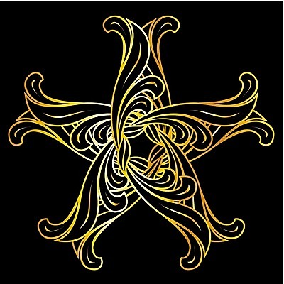 EPS 해외이미지 디자인 꽃 별 백그라운드 잎 꽃무늬 패턴 곡선 일러스트 추상 사람없음 그래픽 장식 검은색 희망 화려 우아함 묘사 공상 대칭 아라베스크 엘리먼트 스타일 해외202004 해외일러스트 자연요소 식물 감정 선 컬러 컨셉 무늬 파일형식 벡터