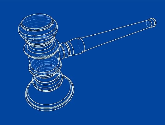 EPS 해외이미지 문장 컨셉 일러스트 3D 범죄 망치 스케치 심볼 윤곽 법 시스템 의사봉 재판 법관 공정 청사진 변호사 경매 고립 놋쇠 법정 천진난만 와이어프레임 해외202004 해외일러스트 직업 문자 미술 경제 공구 법률가 디지털합성 파일형식 벡터