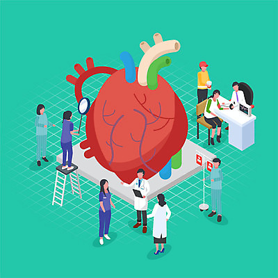 전신 여자 남자 일러스트 의학 병원 들기 사람 여러명 성인 환자 의료진 의사 심장 관찰 링거 청록색 수혈 아이소메트릭 심장모형 혈압 혈압측정 혈액주머니 성인만 보건의날 국내일러스트 AI파일 직업 컬러 다수 의료기기 모션 치료 모형 장기_의학 혈액 측정 파일형식 벡터 법정기념일