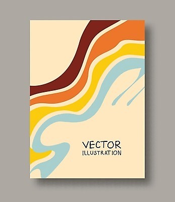 EPS 해외이미지 무료이미지 디자인 포스터 백그라운드 곡선 일러스트 사람없음 해외202004 해외일러스트 선 파일형식 벡터