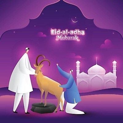 EPS 해외이미지 전신 무료이미지 전통 남자 포스터 별 문화 일러스트 염소 서기 성인 두명 손들기 보라색 축제 사막 축하 초승달 무릎꿇기 이슬람교 모스크 중동인 성인남자만 해외202004 해외일러스트 자연요소 외국인 종교 컬러 컨셉 포유류 모션 사람 달 남자만 성인만 파일형식 벡터 무료콘텐츠