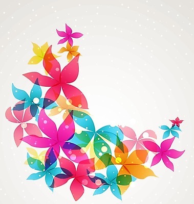 EPS 해외이미지 무료이미지 디자인 꽃 실루엣 분홍색 백그라운드 컨셉 꽃무늬 패턴 일러스트 사람없음 파란색 봄 카피스페이스 해외202004 해외일러스트 식물 계절 컬러 무늬 촬영기법 공백 파일형식 벡터 무료콘텐츠