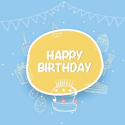 EPS 해외이미지 배너 기념일 백그라운드 스티커 일러스트 디저트 기념 이벤트 사람없음 장식 파티 라벨 케이크 축제 축하 생일 달콤 컵케이크 라인아트 초대 손그림 풍선 레터링 해외202004 해외일러스트 선 음식 컨셉 프레임 맛 파일형식 벡터