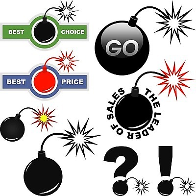 EPS 해외이미지 무료이미지 일러스트 사람없음 라벨 물음표 메시지 느낌표 폭탄 해외202004 해외일러스트 기호 프레임 폭발물 파일형식 벡터