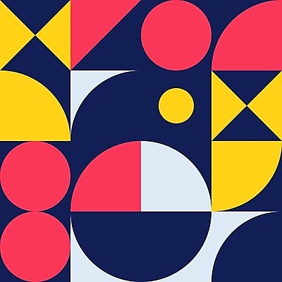 EPS 해외이미지 모양 템플릿 디자인 포스터 백그라운드 컨셉 패턴 일러스트 추상 미술 사람없음 그래픽 장식 컬러풀 원형 플랫 심플 기하학 구성 스타일 미니멀리스트 미니멀 해외202004 해외일러스트 도형 컬러 무늬 문화예술 파일형식 벡터