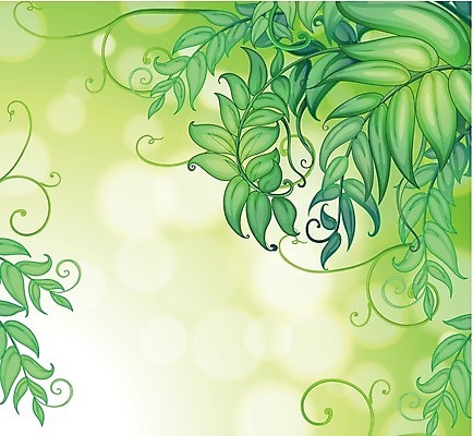 EPS 해외이미지 식물 무료이미지 디자인 포스터 줄기 잎 곡선 일러스트 사람없음 초록색 덩굴 해외202004 해외일러스트 선 컬러 파일형식 벡터 무료콘텐츠