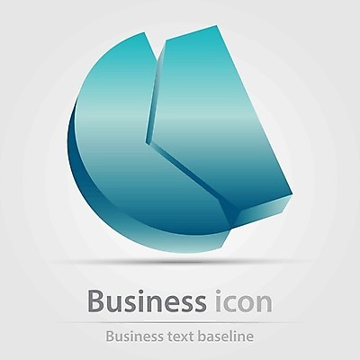 EPS 해외이미지 무료이미지 일러스트 비즈니스 추상 사람없음 파란색 심볼 입체도형 해외202004 해외일러스트 도형 컬러 무늬 입체 파일형식 벡터