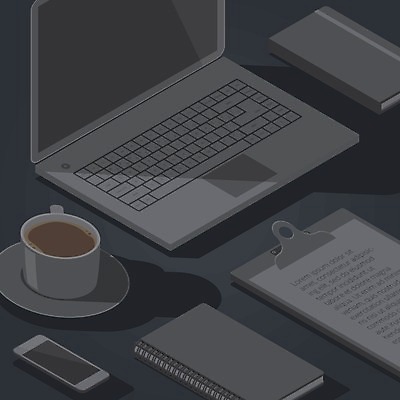 EPS 해외이미지 무료이미지 커피 백그라운드 일러스트 사람없음 컵 노트북 스마트폰 사무실 3D 회색 플랫 오브젝트 문서 서류판 엘리먼트 해외202004 해외일러스트 식기 음료 컬러 비즈니스 전자제품 핸드폰 스마트기기 사무용품 디지털합성 파일형식 벡터 무료콘텐츠