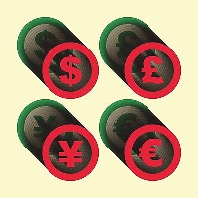 EPS 해외이미지 무료이미지 일러스트 사람없음 빨간색 초록색 금융 경제 달러 유로 화폐기호 엔 파운드 해외202004 해외일러스트 기호 컬러 돈 화폐 파일형식 벡터 무료콘텐츠