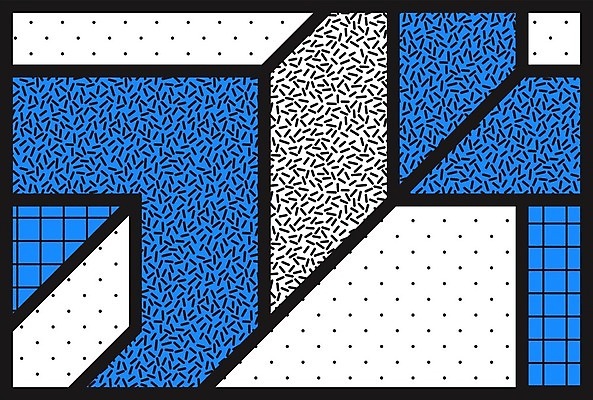 EPS 해외이미지 무료이미지 디자인 일러스트 추상 미술 사람없음 파란색 검은색 패턴백그라운드 흰색 점 팝아트 심플 멤피스디자인 해외202004 해외일러스트 컬러 백그라운드 무늬 패턴 문화예술 그림 파일형식 벡터