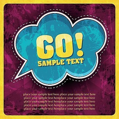 EPS 해외이미지 무료이미지 디자인 백그라운드 말풍선 패턴 일러스트 프레임 사람없음 그래픽 복고 해외202004 해외일러스트 무늬 파일형식 벡터