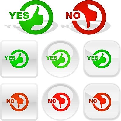 EPS 해외이미지 무료이미지 일러스트 사람없음 빨간색 초록색 최고 결과 아니오 긍정 동의 부정 부정적 승인 예스 해외202004 해외일러스트 감정 컬러 컨셉 파일형식 벡터 무료콘텐츠