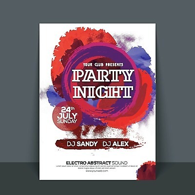 EPS 해외이미지 무료이미지 템플릿 포스터 추상 이벤트 사람없음 빨간색 파티 보라색 콘서트 축하 DJ 클럽 해외202004 컬러 컨셉 무늬 공연 파일형식 벡터