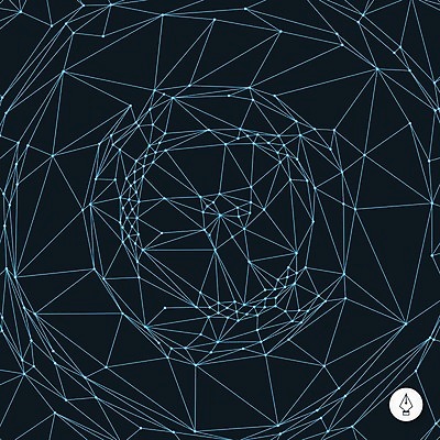 EPS 해외이미지 무료이미지 디자인 일러스트 사람없음 3D 디지털 점 네트워크 연결 해외202004 해외일러스트 디지털합성 파일형식 벡터 무료콘텐츠