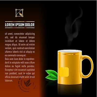 EPS 해외이미지 무료이미지 음료 일러스트 사람없음 컵 검은색 머그컵 해외202004 해외일러스트 식기 컬러 파일형식 벡터