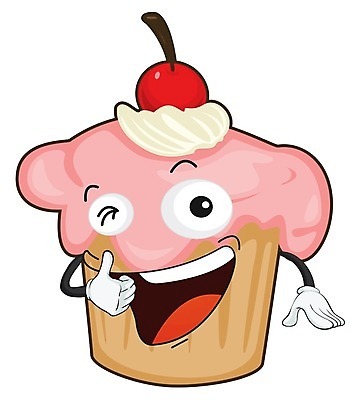EPS 해외이미지 클립아트 무료이미지 일러스트 디저트 윙크 미소 사람없음 최고 컵케이크 음식캐릭터 해외202004 해외일러스트 일러캐릭터 캐릭터 음식 표정 케이크 파일형식 벡터 무료콘텐츠