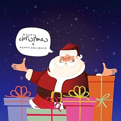 EPS 해외이미지 무료이미지 노년 남자 크리스마스 겨울 일러스트 팔벌리기 크리스마스선물 선물 한명 이벤트 장식 선물상자 산타클로스 파티 축제 희망 기쁨 축하 노인남자한명만 해외202004 해외일러스트 1 계절 기념일 감정 컨셉 모션 사람 성인 상자 남자한명만 노인남자만 파일형식 벡터 무료콘텐츠