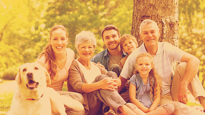 포토 JPG 해외이미지 전신 나무 여자 할아버지 노년 남자 할머니 어린이 엄마 함께함 앉기 소년 잔디 여러명 성인 앞모습 소풍 주황색 화목 아빠 개 해외202004 해외포토 식물 뷰포인트 컬러 다수 컨셉 포유류 가족 모션 사람 야외활동 파일형식