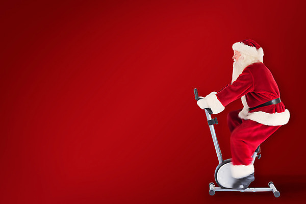 포토 JPG 해외이미지 전신 노년 남자 크리스마스 한명 옆모습 빨간색 산타클로스 운동기구 노인남자한명만 홈트레이닝 해외202004 해외포토 1 기념일 뷰포인트 컬러 사람 성인 운동 헬스 남자한명만 노인남자만 파일형식