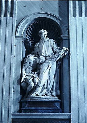 포토 JPG 미술 사람없음 동상 조각상 작품 바티칸 산피에트로성당 성베드로성당 국내포토 문화예술 조형물 성당 로마 기념물 파일형식