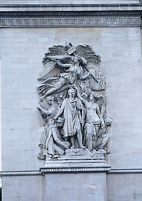 포토 JPG 유럽 외국문화 미술 사람없음 동상 조각상 프랑스 작품 프랑스문화 에투알개선문 국내포토 나라 문화 문화예술 조형물 개선문 파리_프랑스 기념물 유럽문화 파일형식