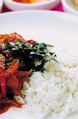 포토 JPG 스튜디오촬영 한식 음식 밥 한국 사람없음 덮밥 오징어덮밥 국내포토 아시아 실내 파일형식