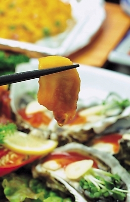 포토 JPG 스튜디오촬영 음식 젓가락 사람없음 생선회 회 조갯살 일본음식 국내포토 조개 수저 실내 파일형식