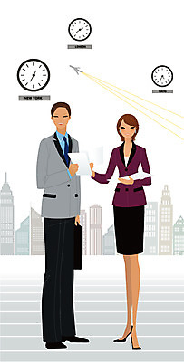 EPS 라이프스타일 여자 남자 시계 일러스트 비즈니스 비행기 실내 사람 20대 두명 30대 비즈니스라이프 시간 업무 비즈니스맨 비즈니스우먼 작업실 전통의상 항공 문서 파일 여행사 성인만 국내일러스트 전통 항공교통 대중교통 청년 내부 생활 장년 상점 작업 직장인 파일형식 벡터
