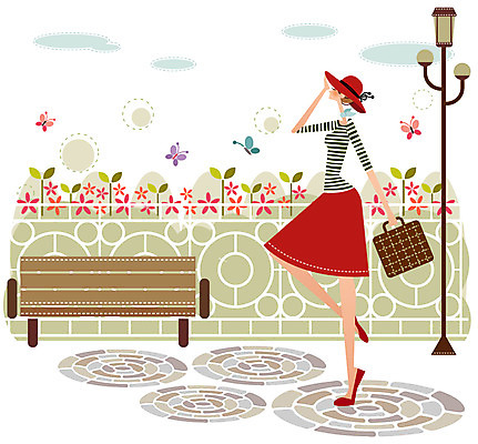 EPS 주간 모자 우먼라이프 라이프스타일 공원 공공시설 여자 꽃 나비 가로등 벤치 가방 일러스트 휴식 한명 사람 20대 성인 취미 야외 라이프 30대 산책 여자만 여자한명만 성인여자만 성인만 국내일러스트 자연요소 식물 1 잡화 곤충 컨셉 의자 청년 생활 장년 시설 파일형식 벡터