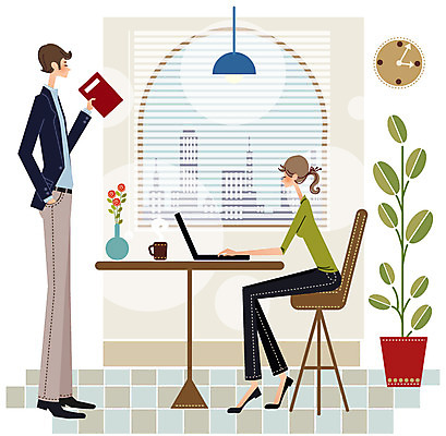 EPS 라이프스타일 커플 여자 남자 화분 시계 의자 일러스트 비즈니스 탁자 휴식 전등 실내 사람 20대 취미 두명 라이프 책 컵 30대 노트북 꽃병 비즈니스맨 비즈니스우먼 성인만 국내일러스트 식기 꽃 가구 컨셉 관계 조명 청년 내부 생활 장년 전자제품 직장인 파일형식 벡터