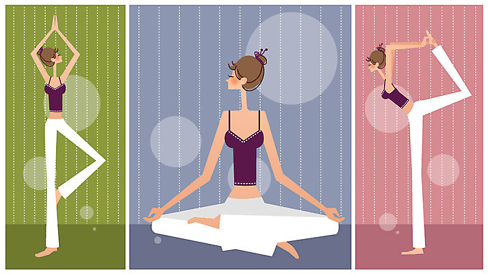 EPS 우먼라이프 라이프스타일 웰빙 여자 몸매관리 일러스트 요가 건강 한명 사람 20대 성인 30대 운동 뷰티 요가자세 여자만 여자한명만 성인여자만 성인만 국내일러스트 1 포즈 다이어트 청년 생활 장년 파일형식 벡터